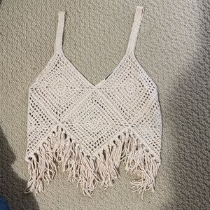 Zara crochet top